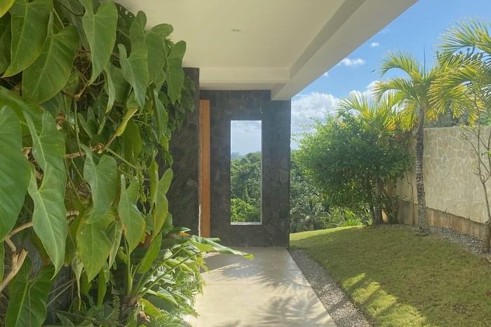 020 jardin vente villa mer azul las terrenas
