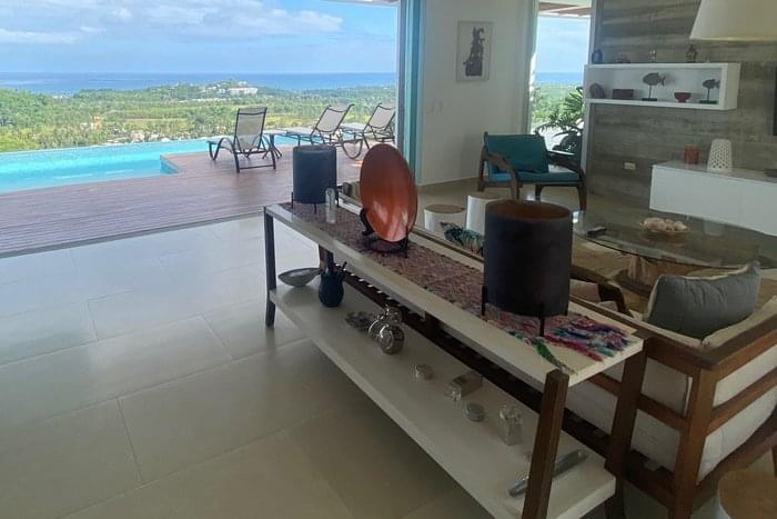 07 cuisine vue mer vente villa mer azul las terrenas